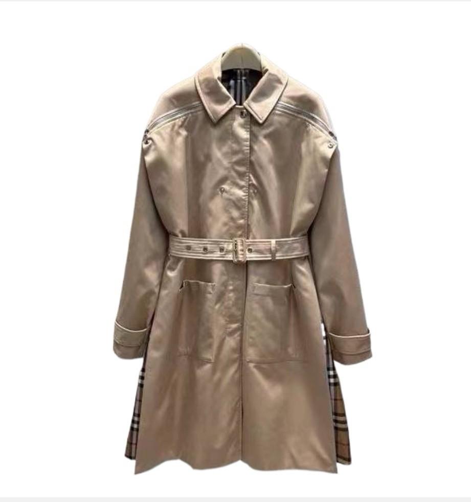 New Fashionable Khaki Midlongth Trench Coat 1023121513