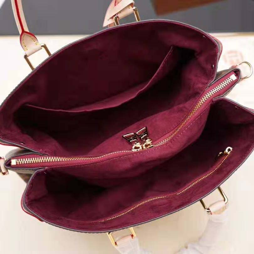 Louis Vuitton LV Women Soufflot MM Bag-Brown