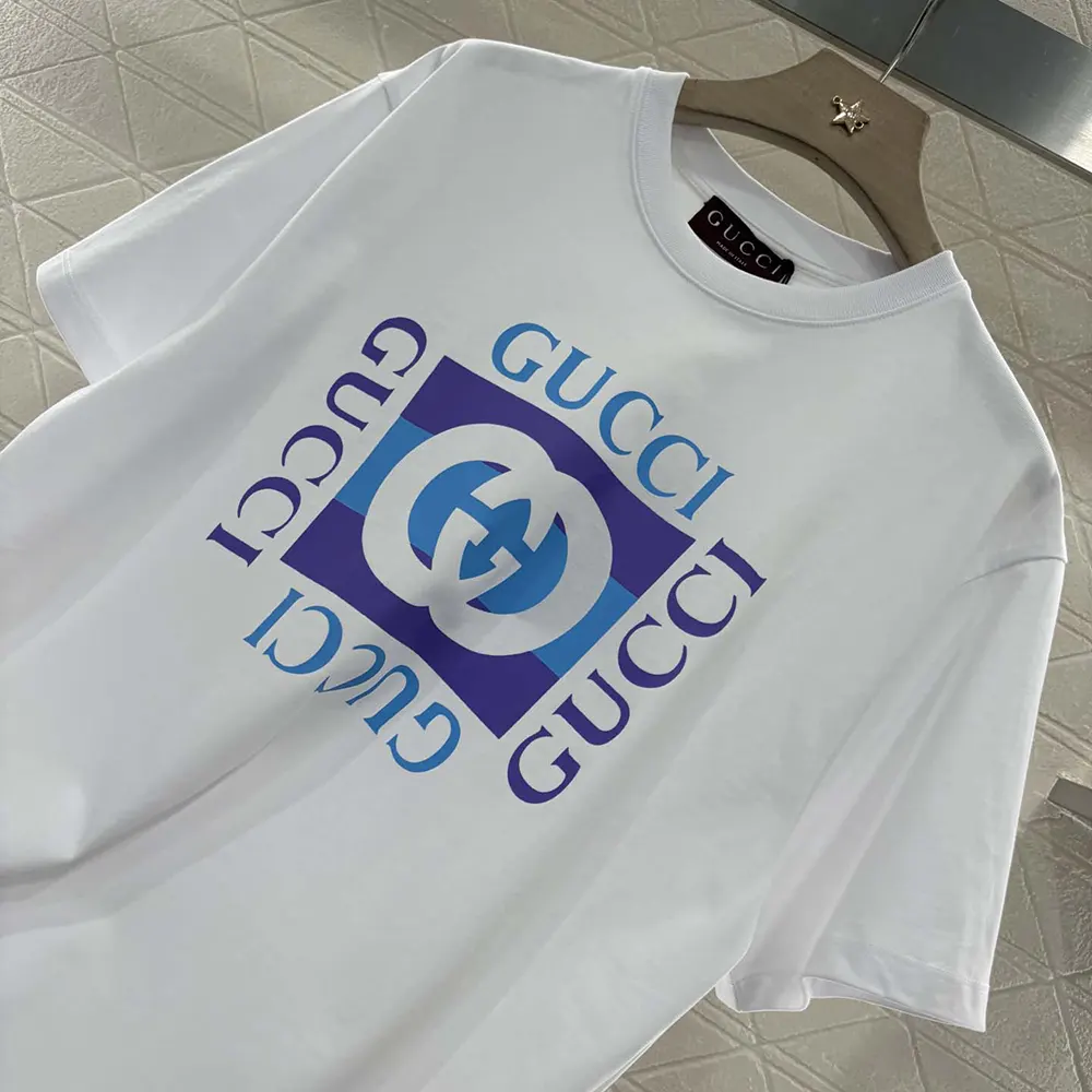 Gucci Women Cotton Jersey T-shirt with Print ‎837959XJHG9