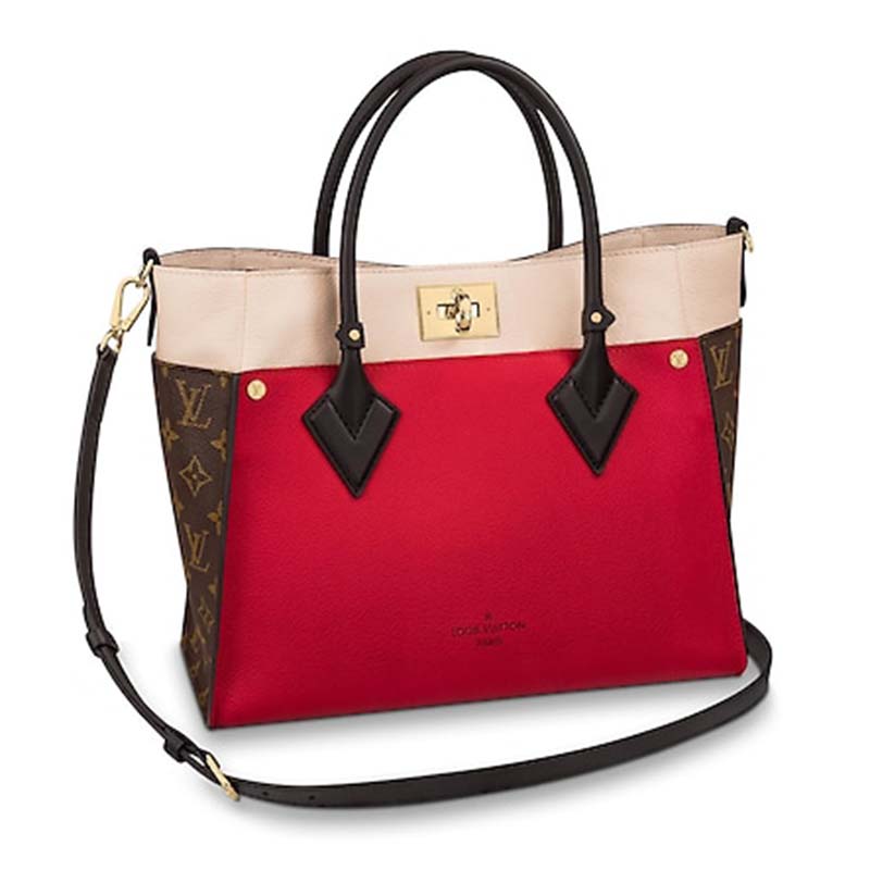 Louis Vuitton LV Women On My Side Tote Bag in Twist Calfskin Leather