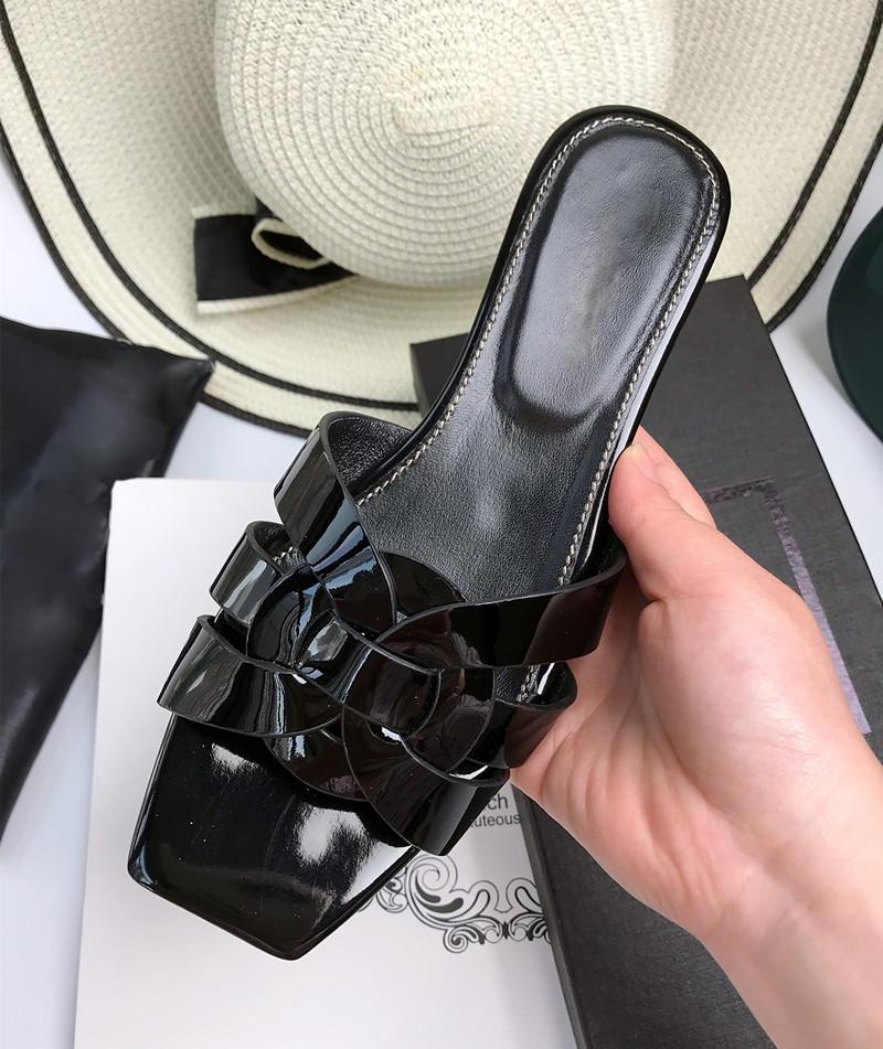 Y Leather Shoes Woven All-match Flat Heel Women's Shoes 1024041119