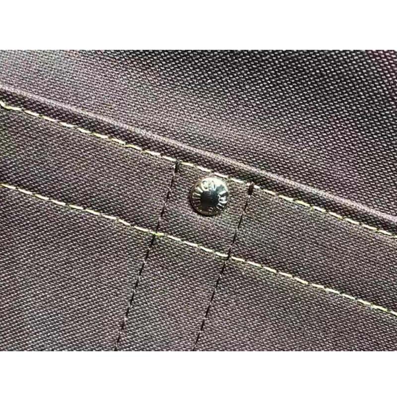 Louis Vuitton Unisex Dog Bag Carrier Brown Monogram Coated Canvas Cowhide Leather