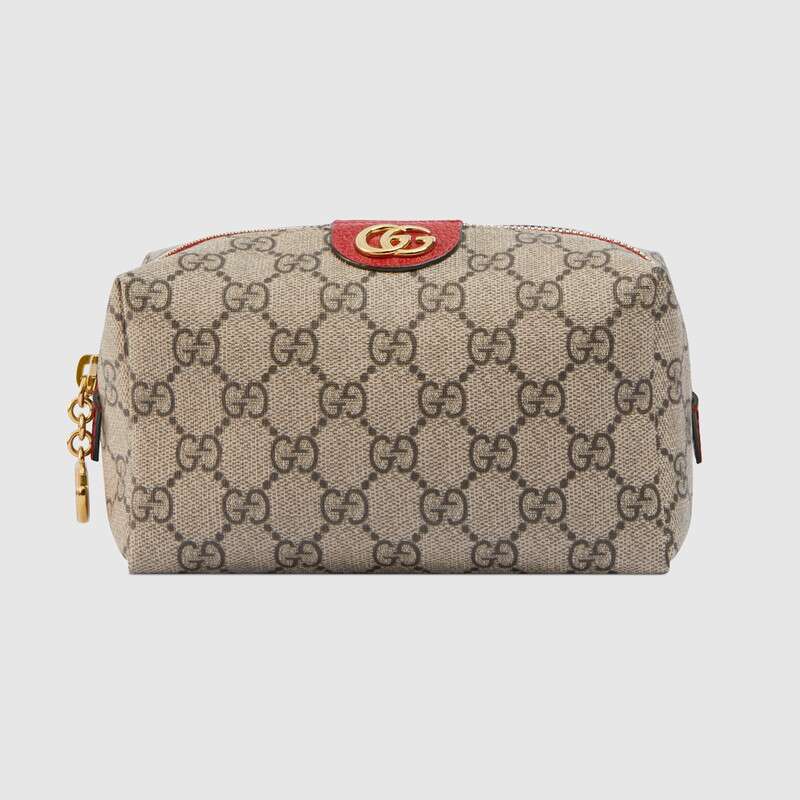 Gucci GG Unisex Ophidia GG Cosmetic Case in GG Supreme Canvas