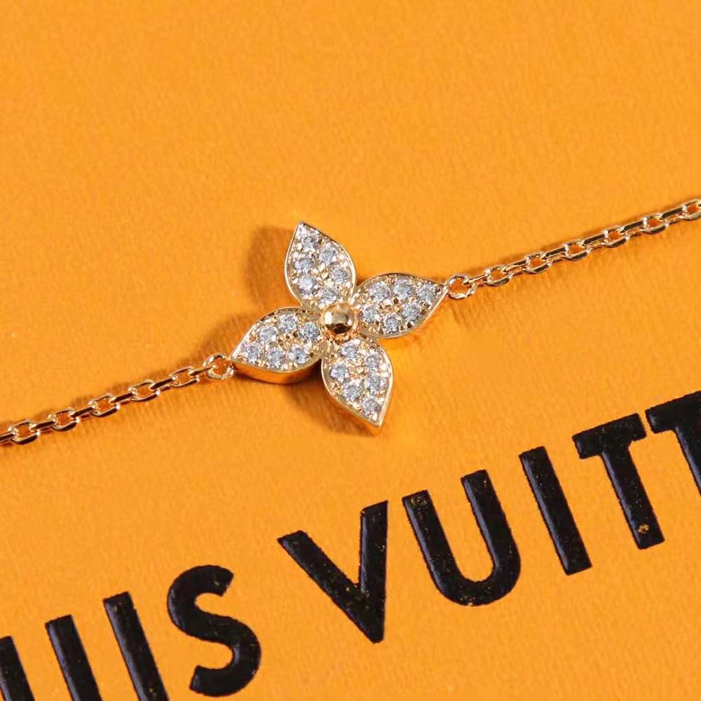 Louis Vuitton Women Idylle Blossom Bracelet Pink Gold and Diamonds
