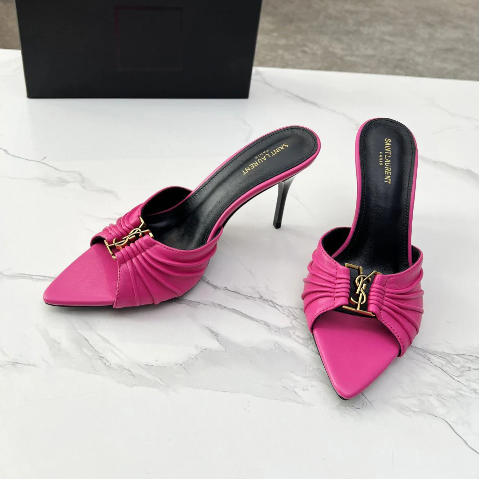 New fashion 9cm high heel sandal slippers 1025031909