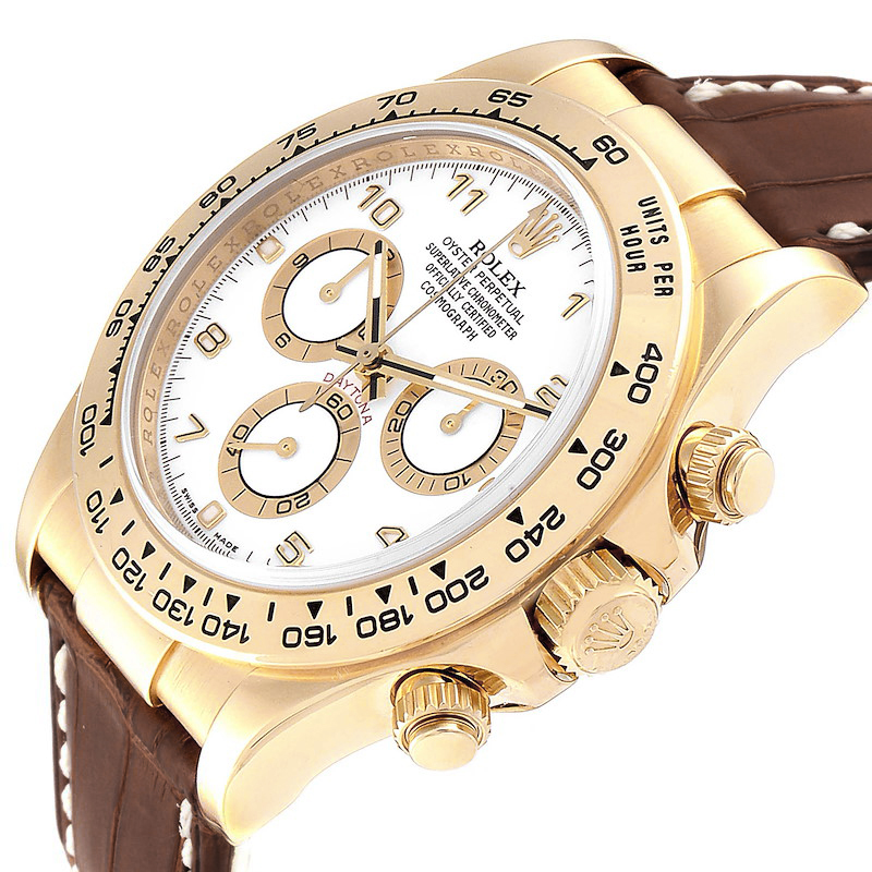 Rolex Cosmograph Daytona Yellow Gold Men's Watch 116518