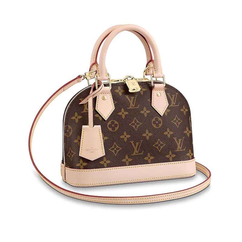 Louis Vuitton LV Women Alma BB Handbag in Graphic Damier Ebene Canvas
