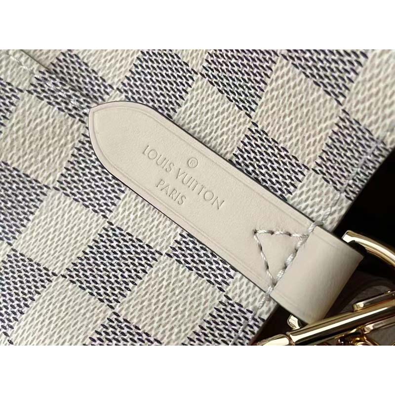 Louis Vuitton LV Women NéoNoé BB Bucket Bag Damier Azur Coated Canvas