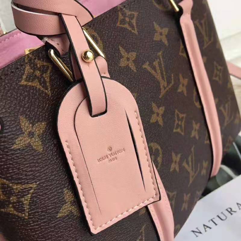 Louis Vuitton LV Women Soufflot BB Bag in Monogram Coated Canvas-Brown