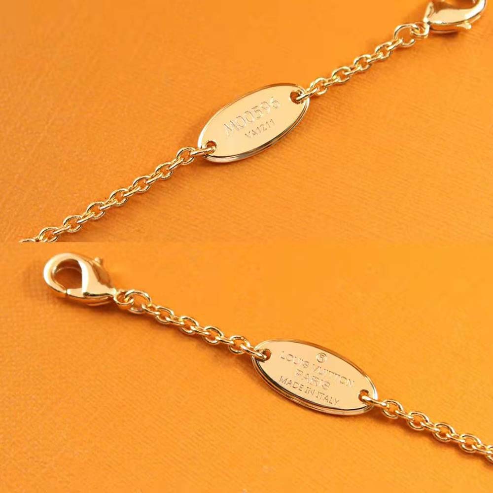 Louis Vuitton Women LV Iconic Enamel Necklace-Pink