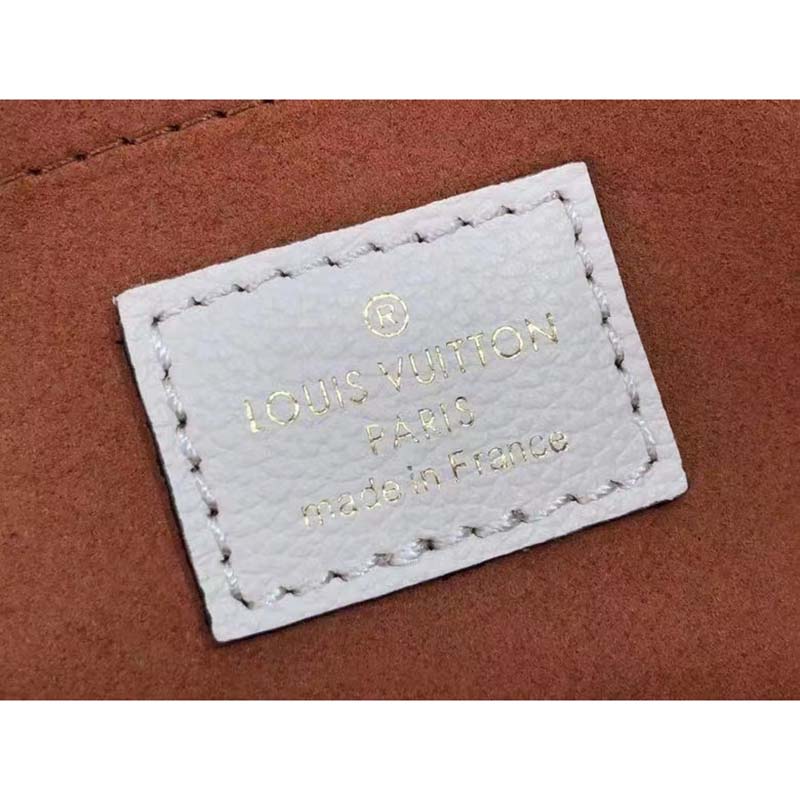 Louis Vuitton LV Women Lockme Tender Quartz White Grained Calf Leather