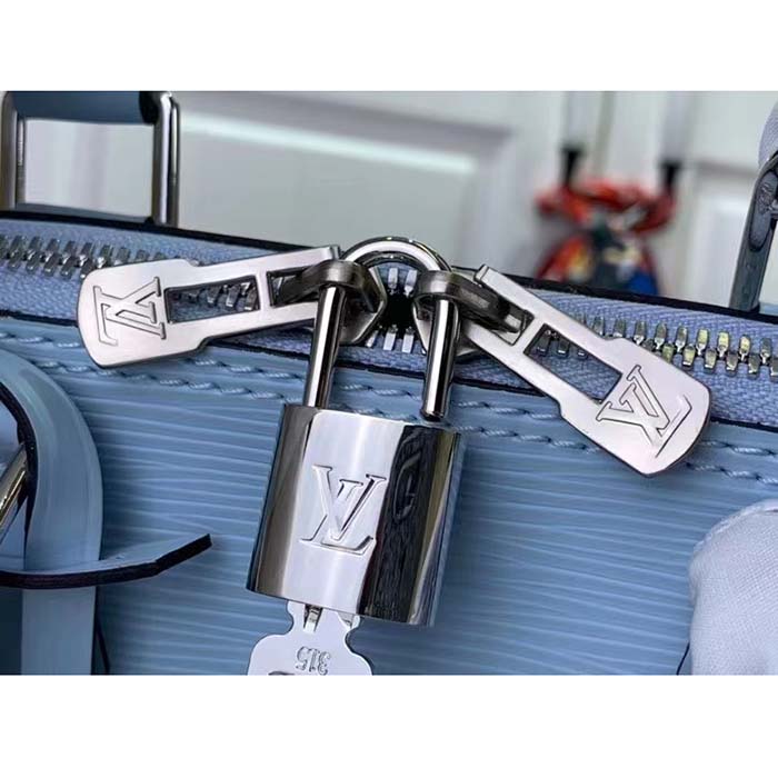 Louis Vuitton LV Women Alma BB Handbag Cloud Blue Epi Grained Smooth Cowhide Leather