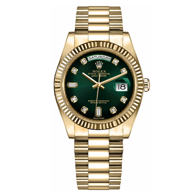 Rolex Day-Date Green Diamond Dial 36mm