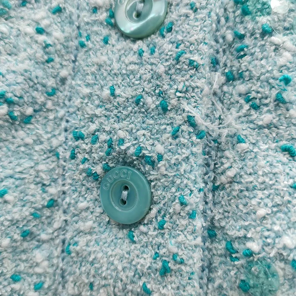 Gucci Women Tweed Blend Polo Top 798148XKD804986