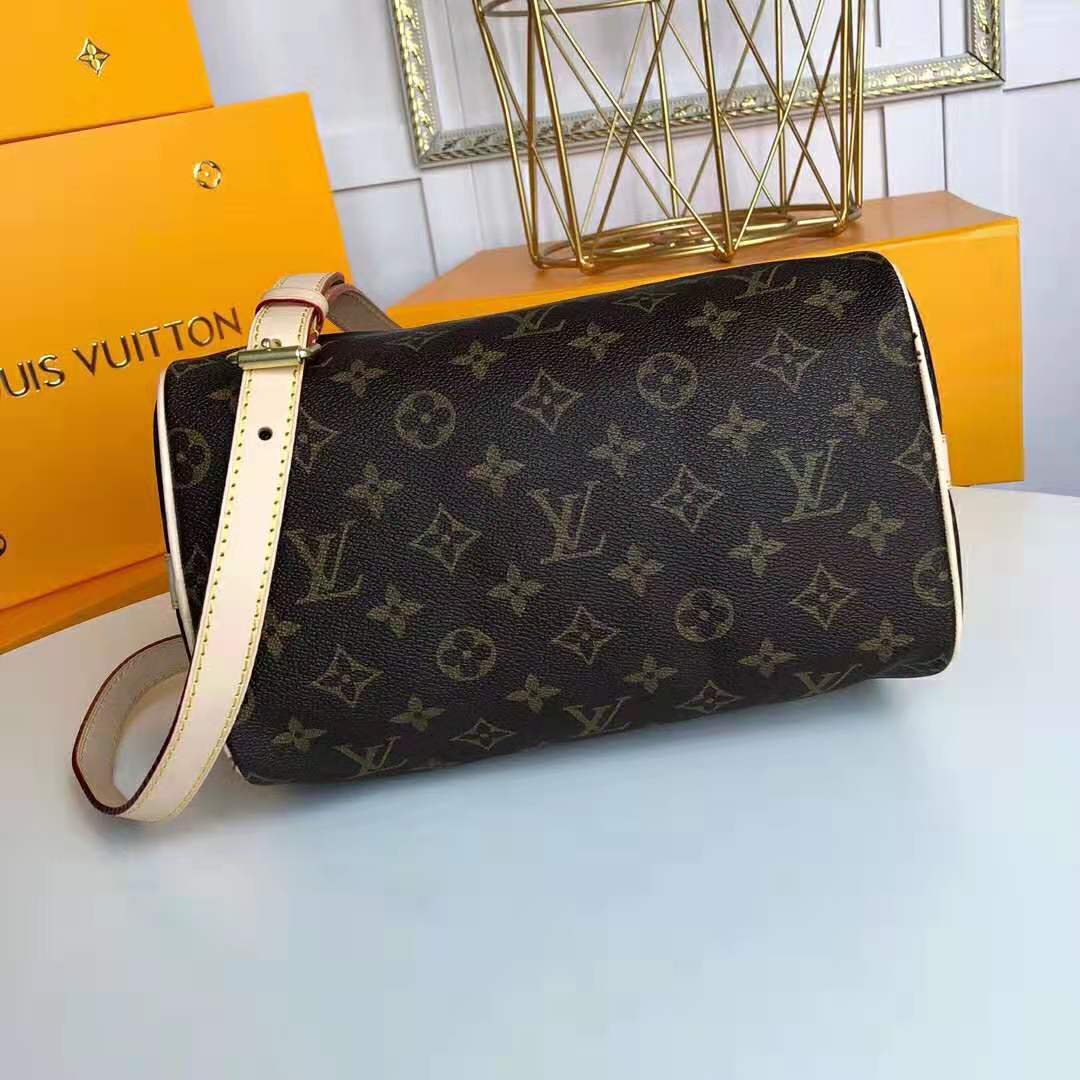 Louis Vuitton LV Women Speedy 25 Bag in Monogram Coated Canvas-Brown