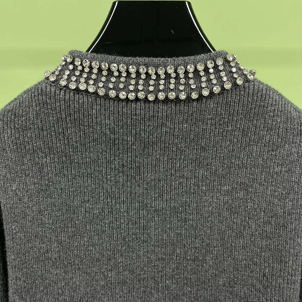 Gucci Women Padded Rib Wool Cardigan 807741XKEFH1189