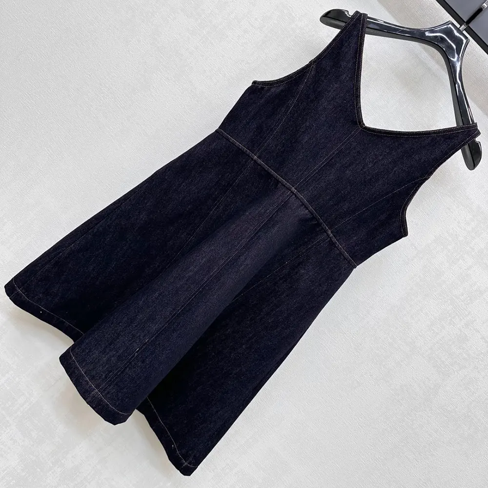 Louis Vuitton Women Denim Mini Dress 1AI136