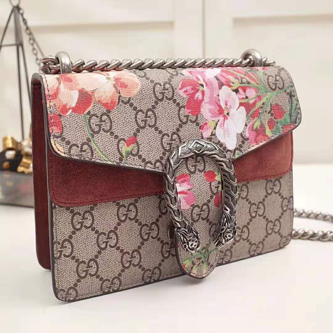 Gucci GG Women Dionysus GG Blooms Mini Bag