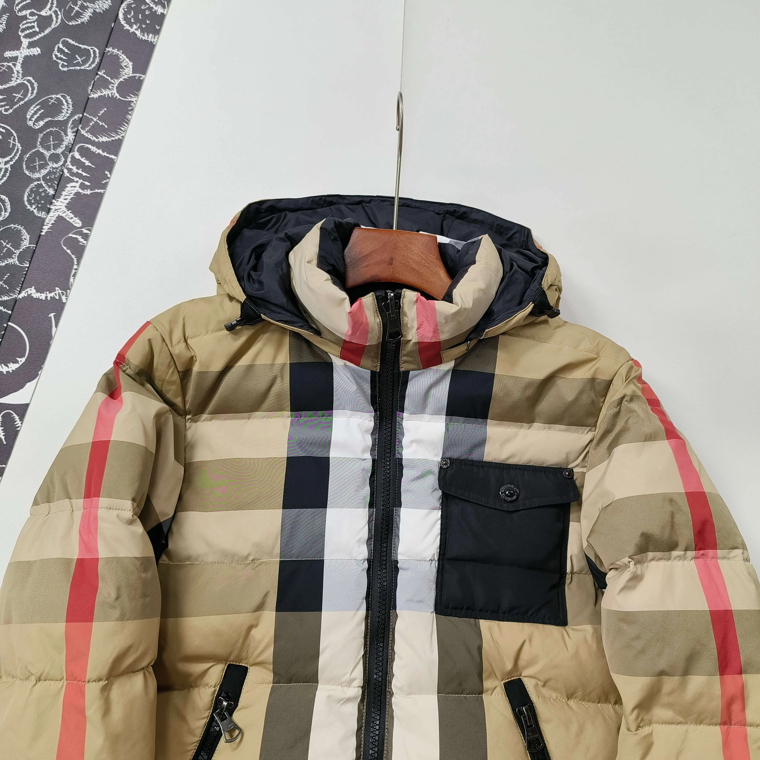 BB Reversible Plaid Down Jacket 0625111408