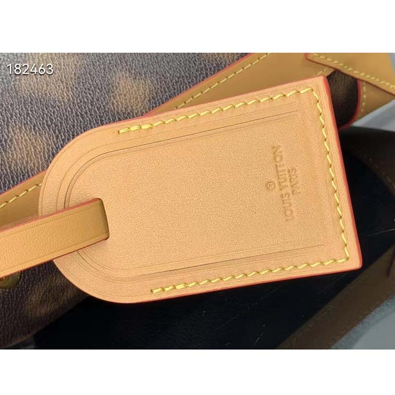 Louis Vuitton LV Unisex Hobo Cruiser PM Handbag Blurry Monogram Coated Canvas