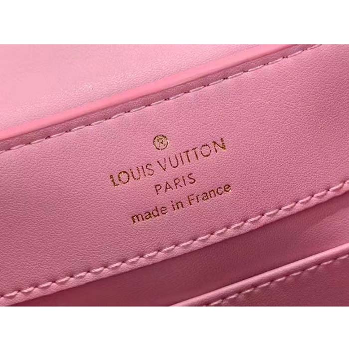 Louis Vuitton LV Women Capucines Mini Handbag Pink Crocodilien Brillant Savoir Faire