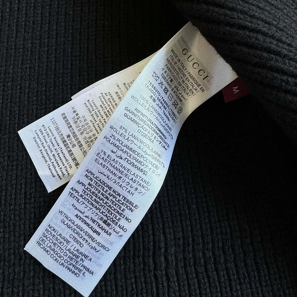 Gucci Men Wool Top with GG Embroidery 794117XKD7Y1043