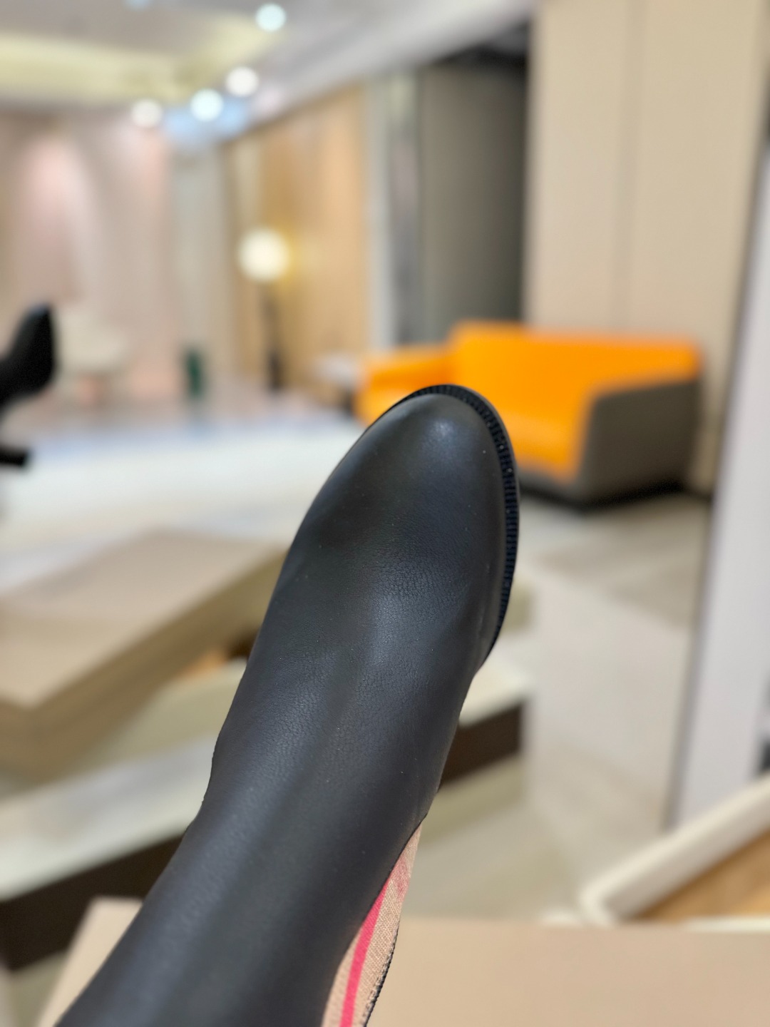 New plaid women's boots XC0425100901