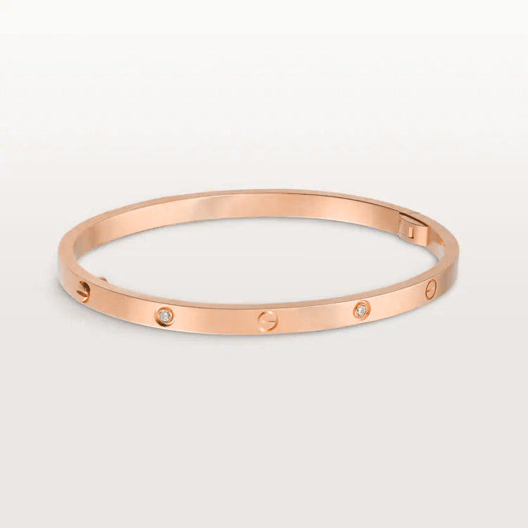 CARTIER LOVE BRACELET, SMALL MODEL, 6 DIAMONDS – 16