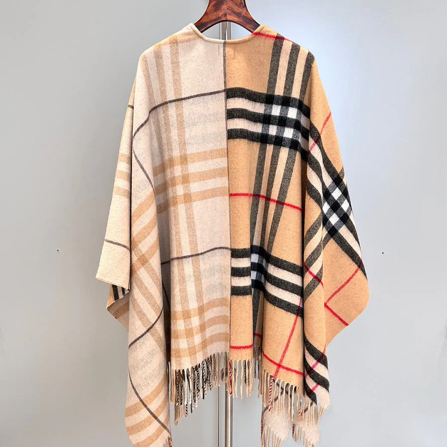 Matching cashmere cape scaft 1025012218