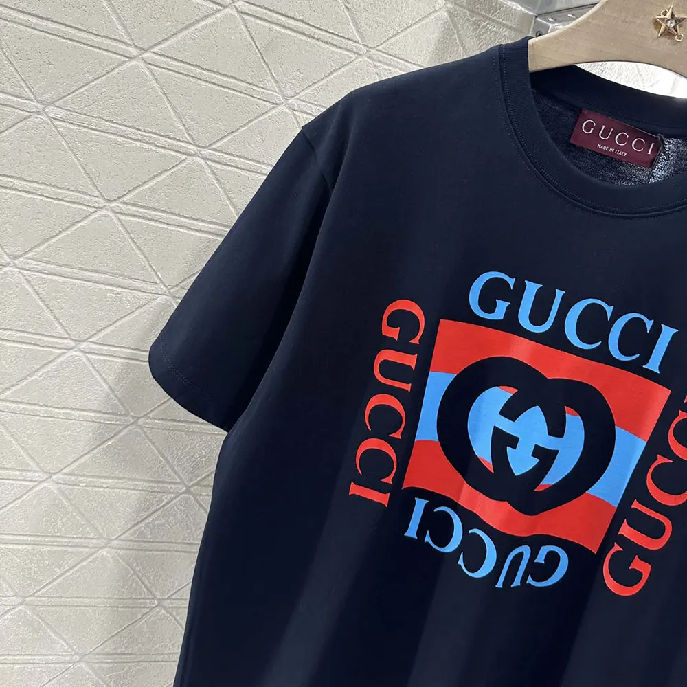 Gucci Women Printed Cotton Jersey T-shirt 796395XJHDB