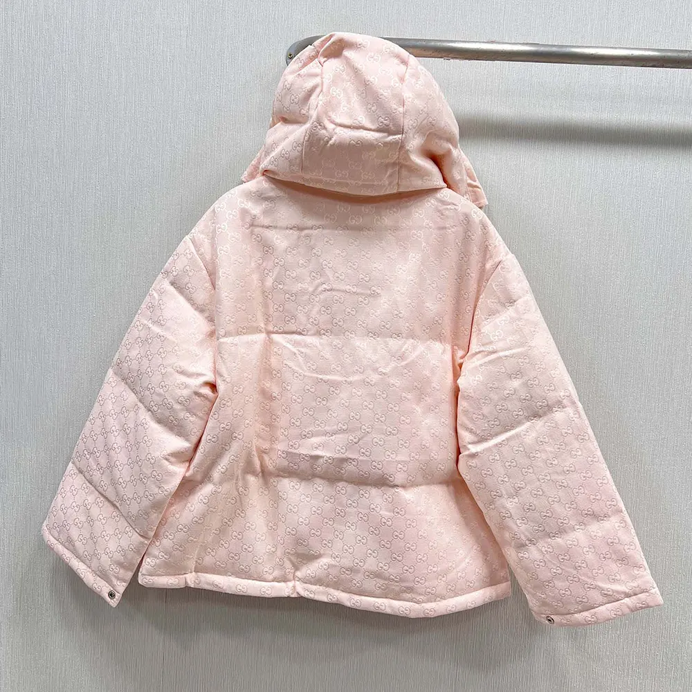 Gucci Women GG Cotton Canvas Puffer Jacket‎ 774871Z9AAR5677