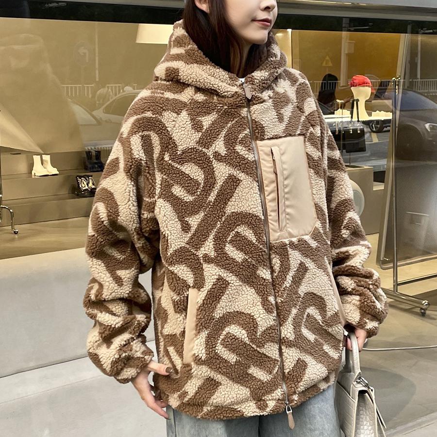 New Fashion Printed Hooded Coat 1023122010