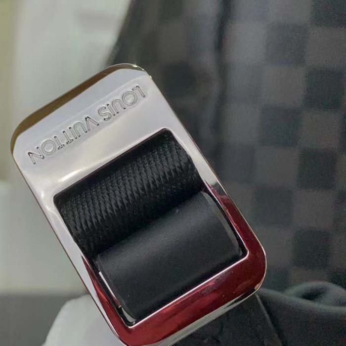 Louis Vuitton LV Unisex Discovery Backpack PM Damier Graphite Coated Canvas Cowhide Leather