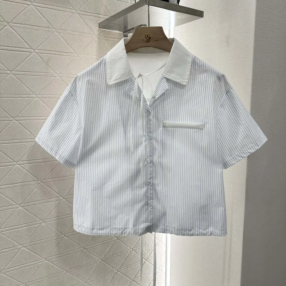 Gucci Women Cotton Fil Coupé Shirt 831862Z7ASD