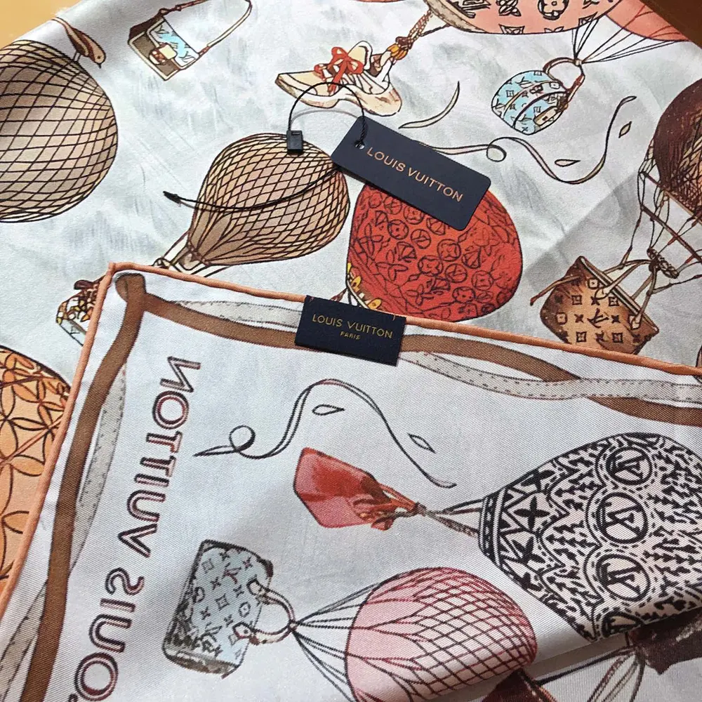 Louis Vuitton Women Up And Away Square 90-Brown M78793