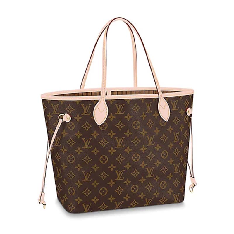 Louis Vuitton LV Women Neverfull MM Bag in Monogram Canvas