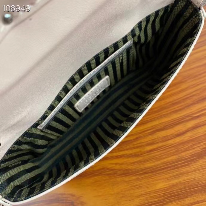 Fendi Women FF Baguette Phone Pouch Pink Silk Pouch