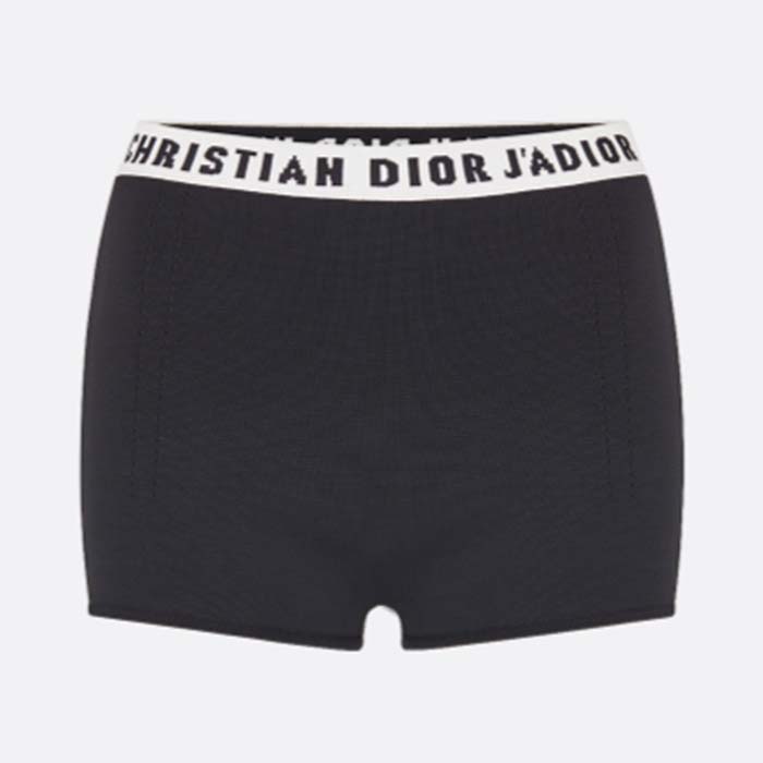Dior Women CD Briefs Black Stretch Viscose ‘CHRISTIAN DIOR J’ADIOR’ Signature