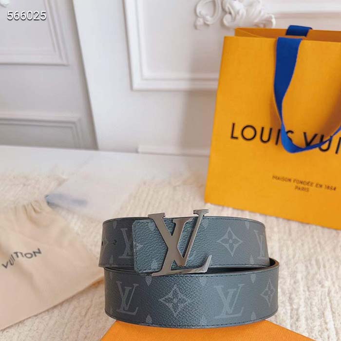 Louis Vuitton Unisex LV Initiales 40 MM Reversible Belt Monogram Canvas Calf Leather M9043U