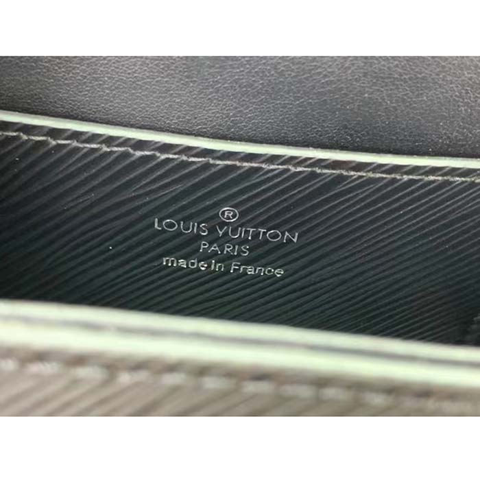 Louis Vuitton Women Twist Lock XL Black Epi Cowhide Leather Microfiber Lining