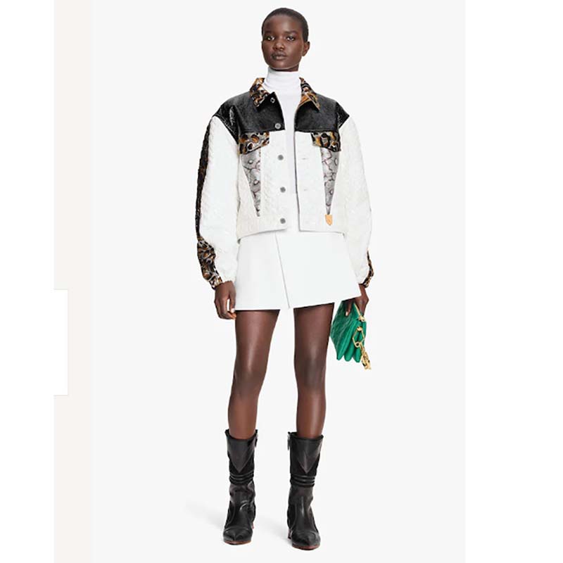 Louis Vuitton LV Women Coussin BB Handbag Emerald Monogram Embossed Puffy Lambskin