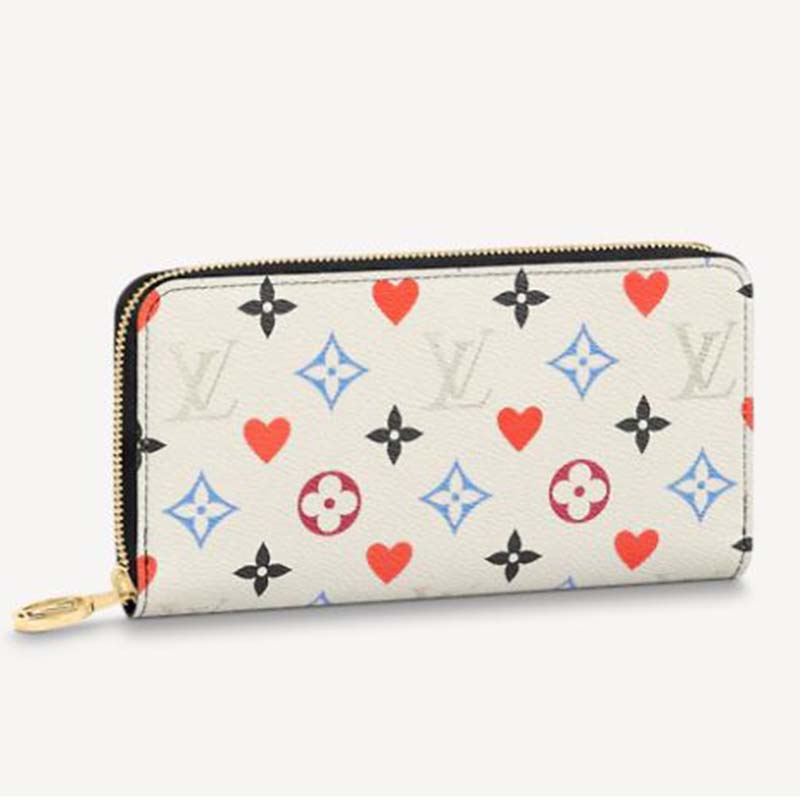 Louis Vuitton LV Unisex Game On Zippy Wallet Monogram Flowers Canvas