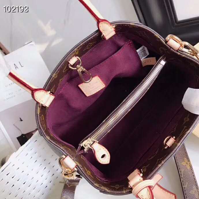 Louis Vuitton LV Women Montaigne BB Bag in Iconic Monogram Canvas-Brown