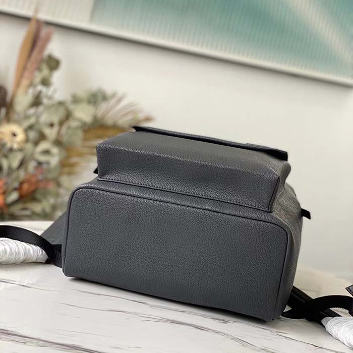 Louis Vuitton LV Unisex Takeoff Backpack Black Grained Calf Leather