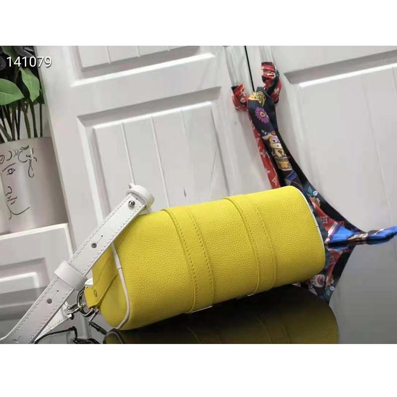 Louis Vuitton LV Unisex Keepall XS Bag Yellow Cowhide Leather