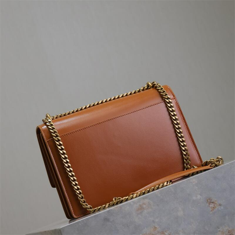 LSY Sunset Medium In Smooth Leather Shoulder Bag