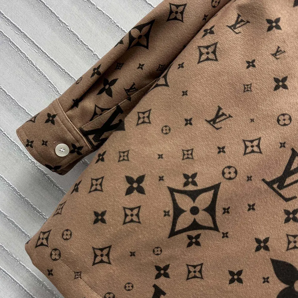 Louis Vuitton Women Monogram Double Face Wool Silk And Cashmere-Blend Overshirt 1AFYF7