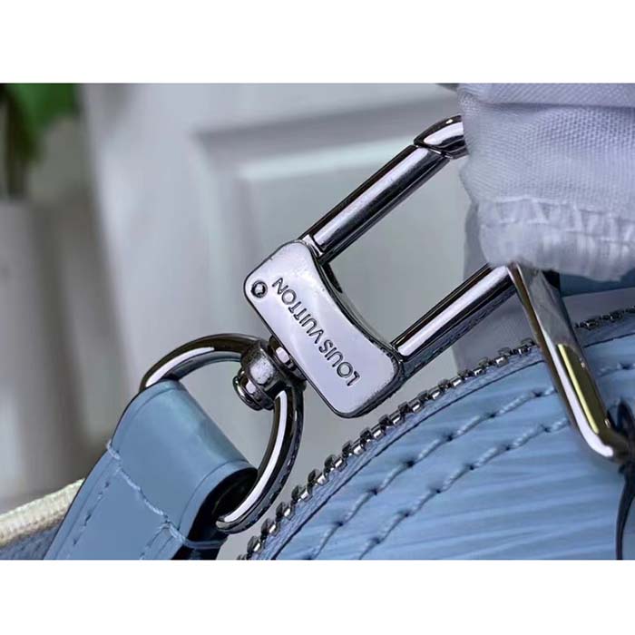 Louis Vuitton LV Women Alma BB Handbag Cloud Blue Epi Grained Smooth Cowhide Leather