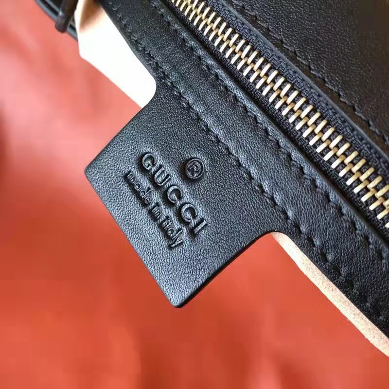 Gucci GG Women GG Marmont Small Top Handle Bag Black Double G