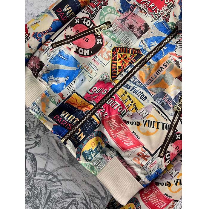 Louis Vuitton LV Women Reversible Elysee Palace Bomber Jacket Brown Double Sided